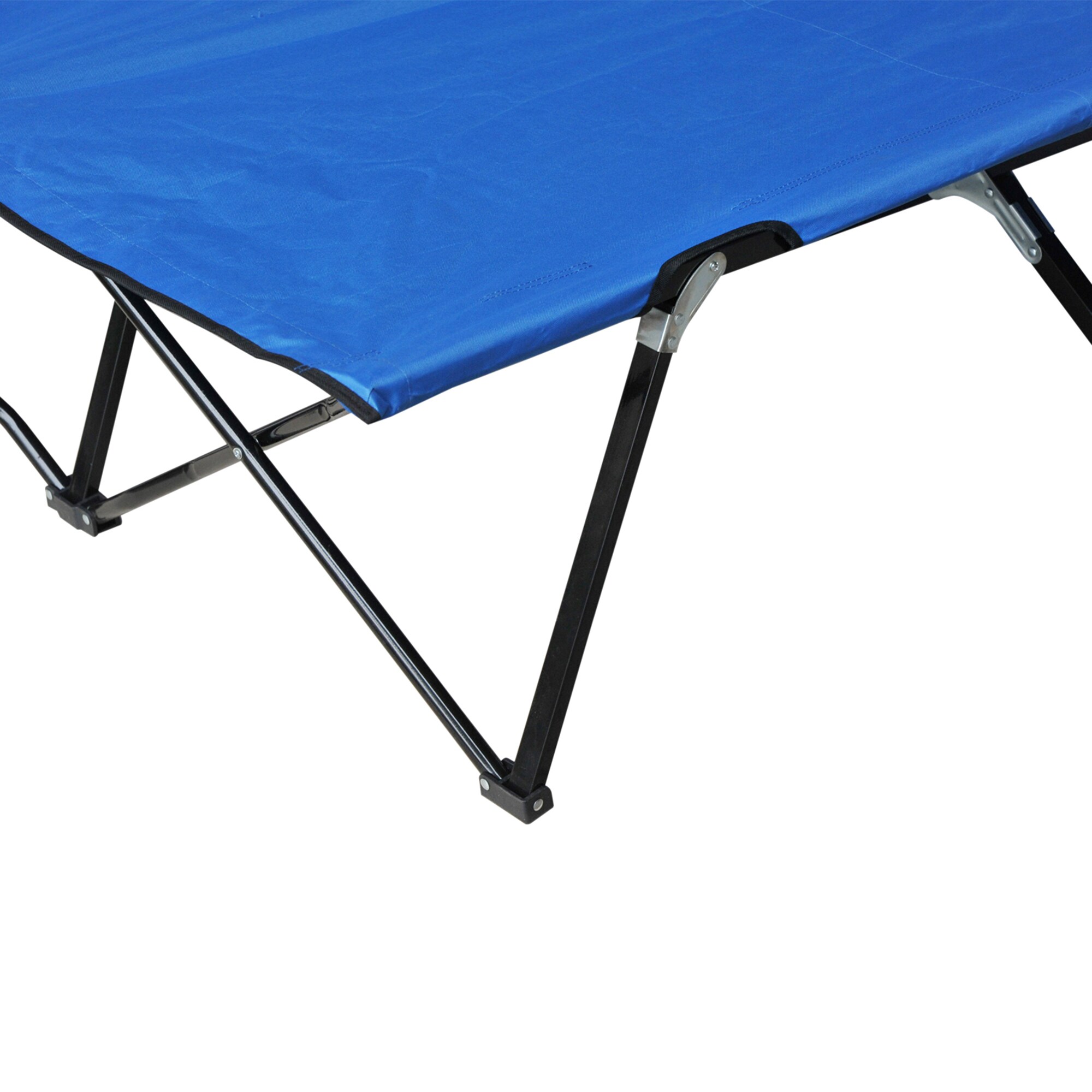 Outsunny Feldbett mit Tragetasche 193L x 125B x 40H cm