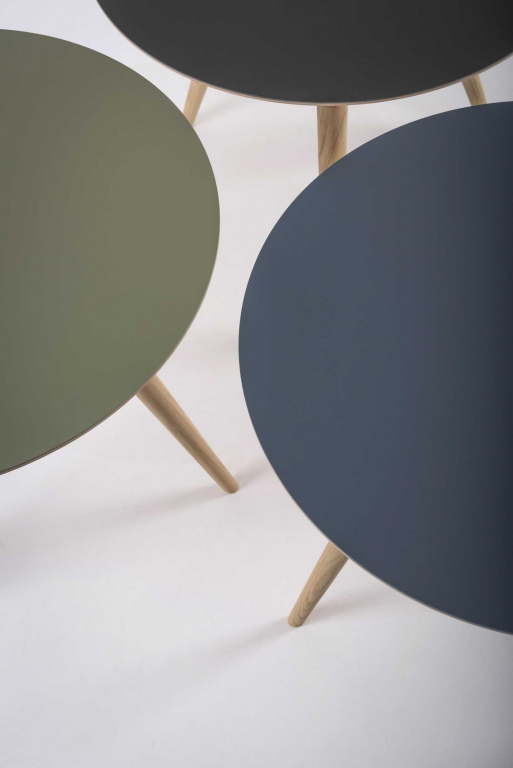 Gazzda Arp bijzettafel 55 Smokey Blue