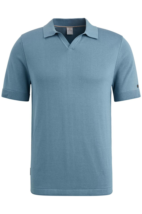 Cast Iron blauwe heren polo