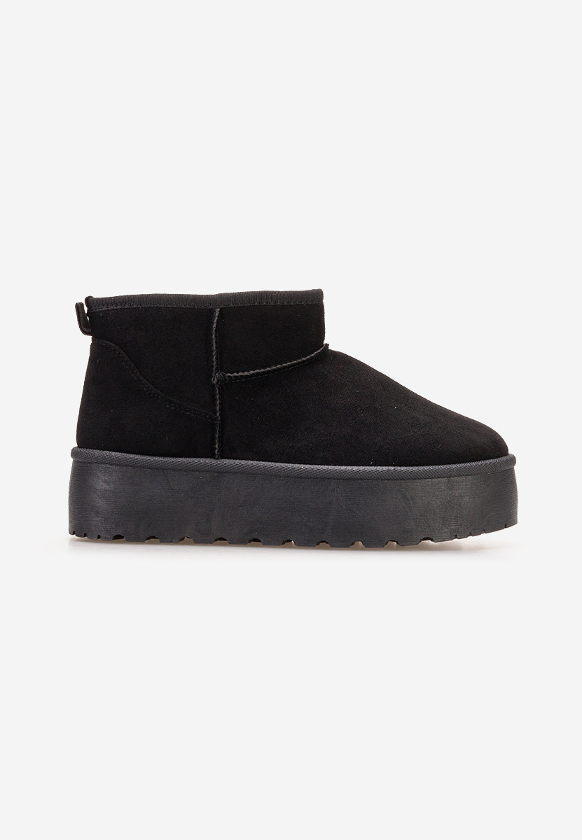 Bottes à plateforme noires Savieda V7