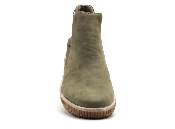 Rieker boots bottine plates femme n0761 vert
