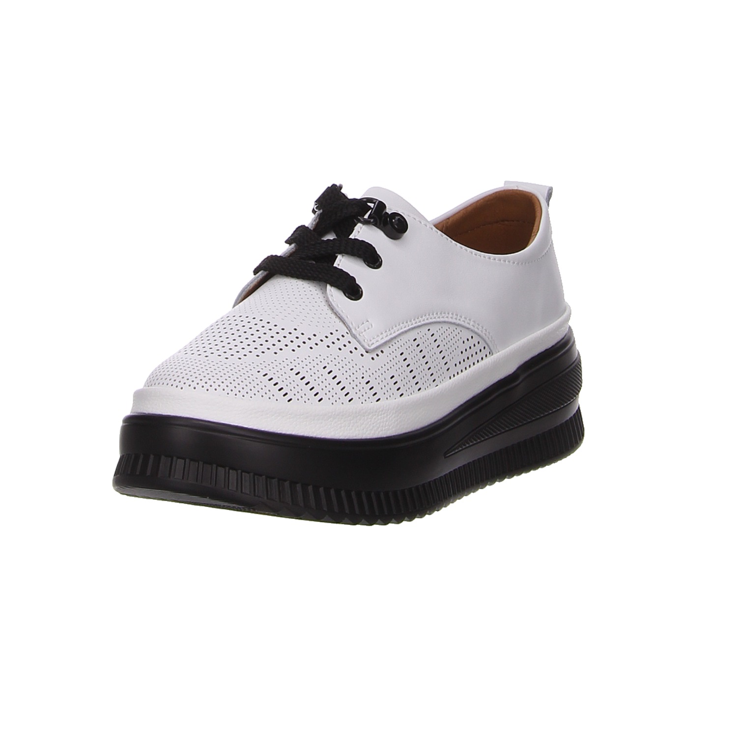 HBH Schnürhalbschuh weiß weiss/weiss kombi