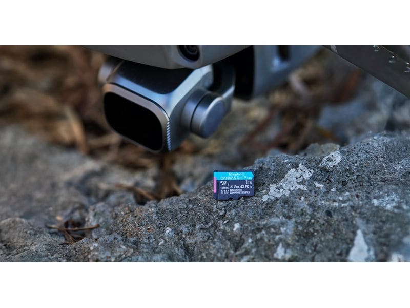 Kingston microSDXC-Karte Canvas Go! Plus 1000 GB, ohne Adap SD-Karte UHS-I U3, 200 MB/s / 160 MB/s, ‎Klasse 10
