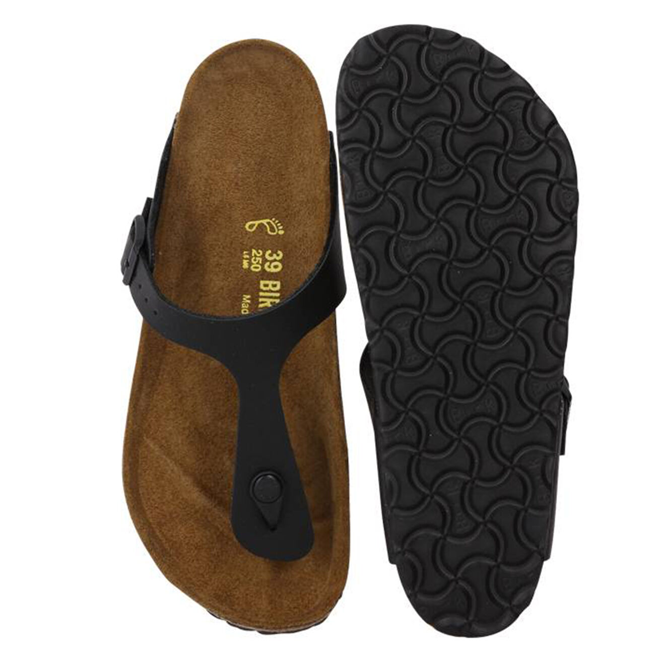 Birkenstock Tongs Gizeh noir foncé