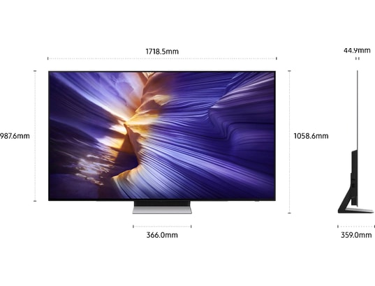 SAMSUNG - TV OLED 4K 194 cm TQ77S90F AI Smart TV 2025