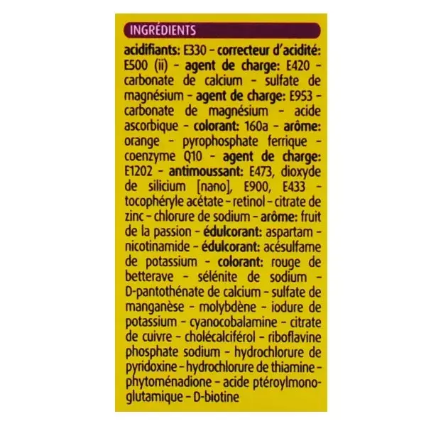 Supradyn Intensia Reduz a Fadiga Vitaminas Minerais e Ferro 30 comprimidos efervescentes