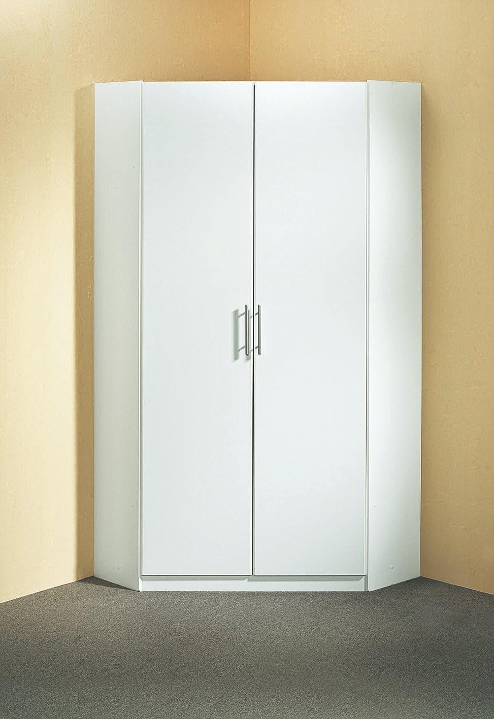 Wimex Kleiderschrank/ Eckschrank Runner, (B/H/T) 95 x 198 x 95 cm, Weiß