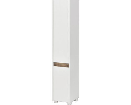 Meubelpartner Cosmo hoge kast, afmetingen (B x H x D): 30,2 x 164,5 x 33 cm, frontkleur: wit