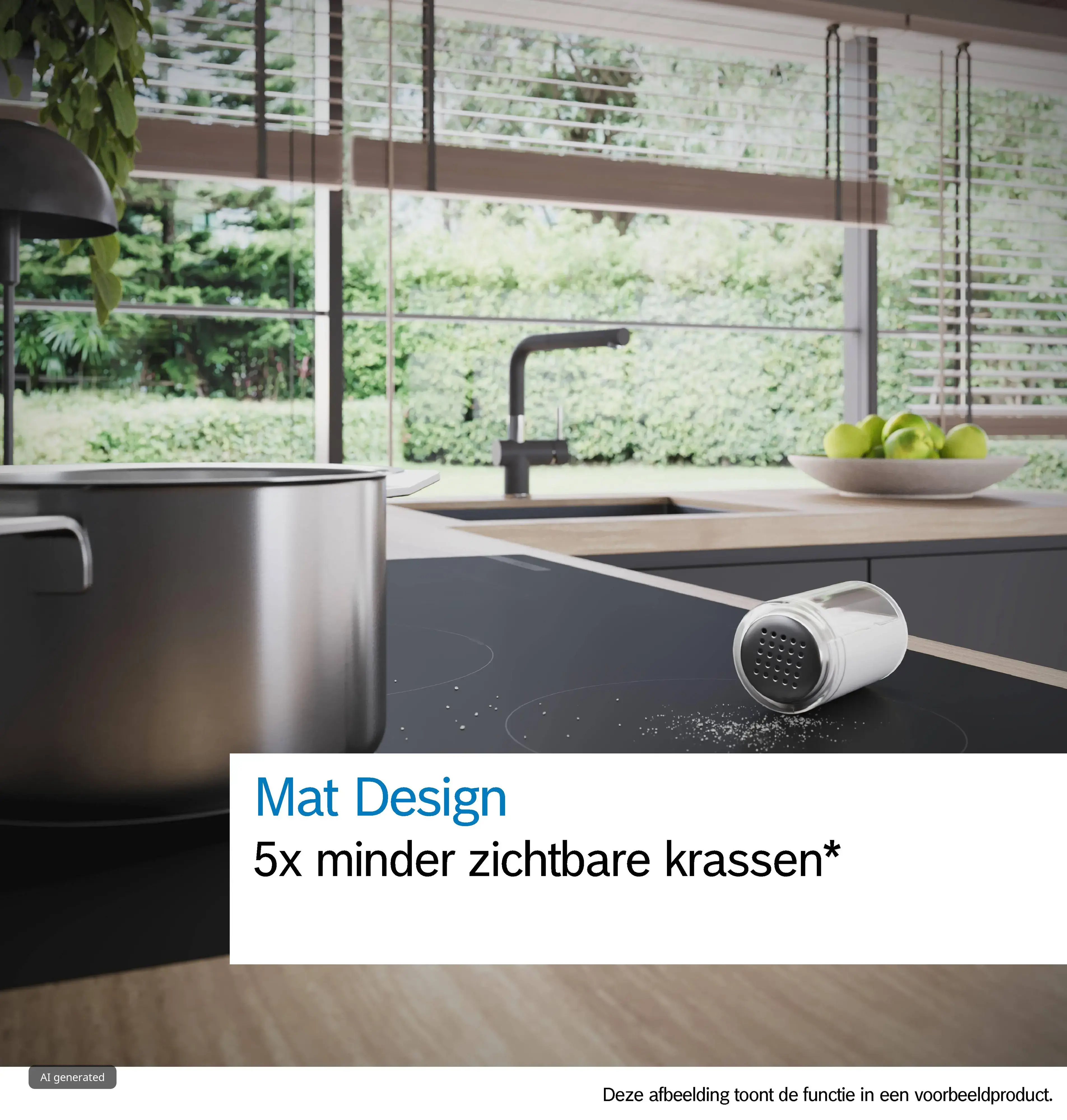 Serie 4 Inductiekookplaat met afzuiging 80 cm