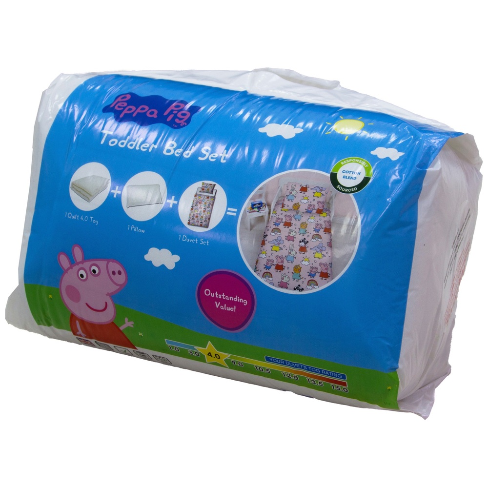 Peppa Pig verspieltes Kleinkind-Bettwäscheset