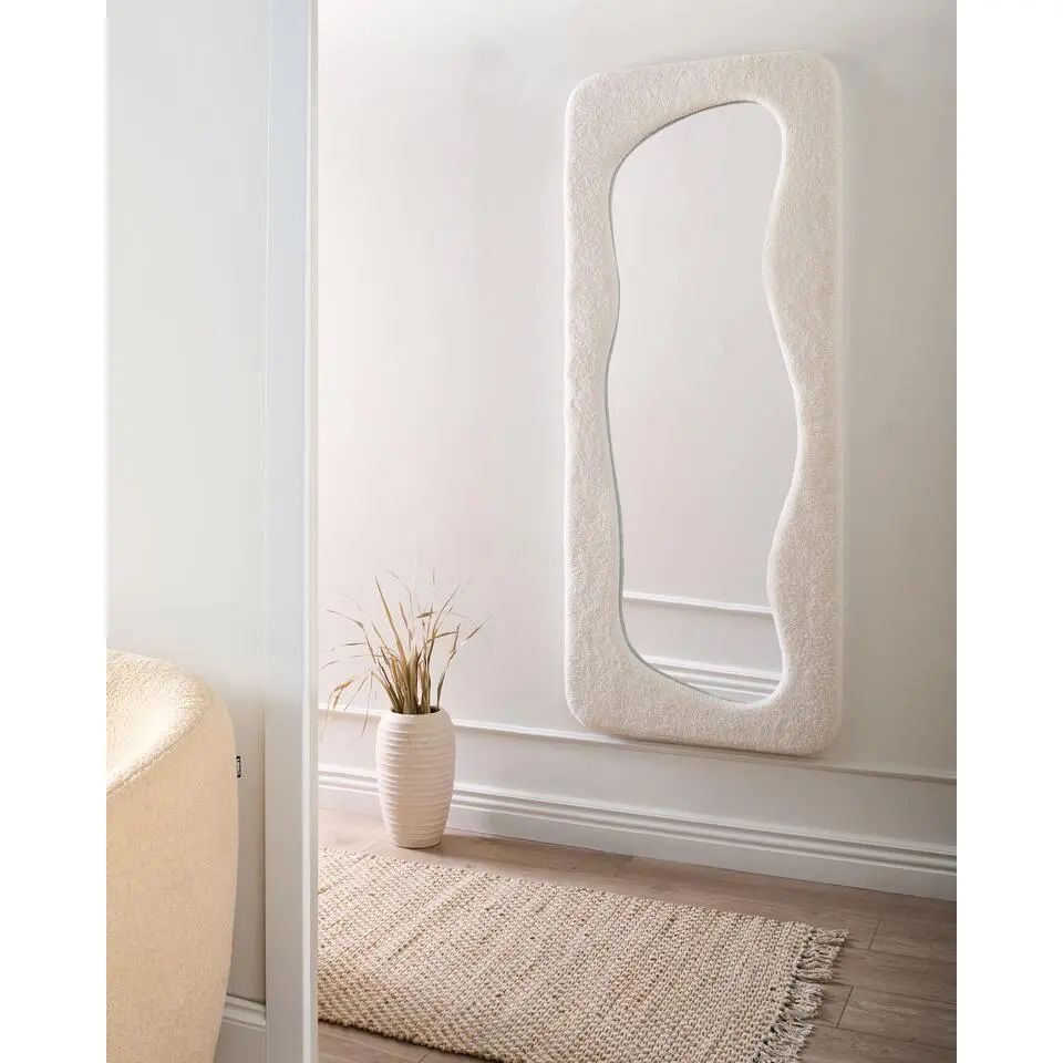 QUIMPER - Wandspiegel - Off-white - Glas/MDF