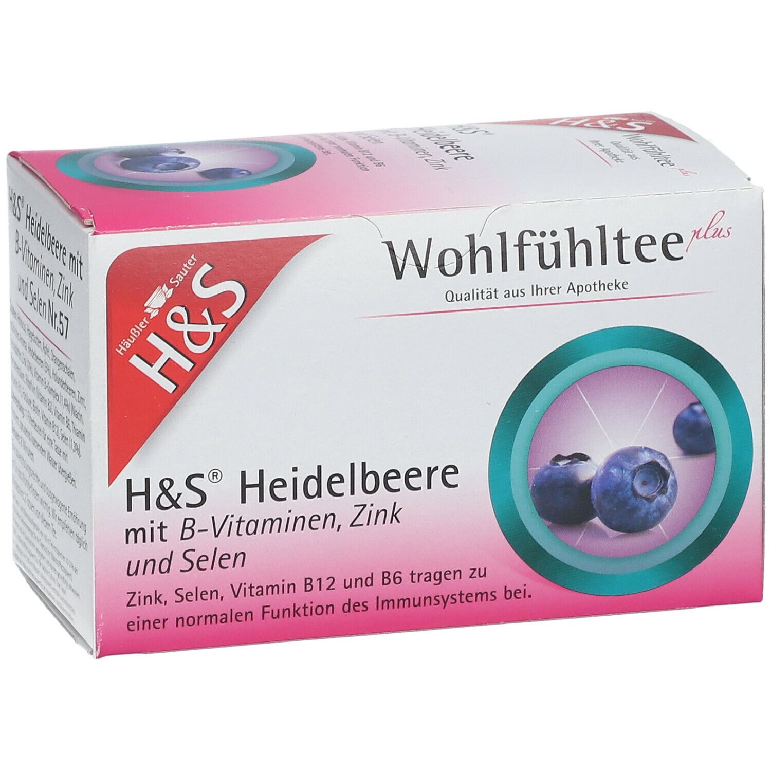 H&S Wohlfühltee plus Heidelbeere