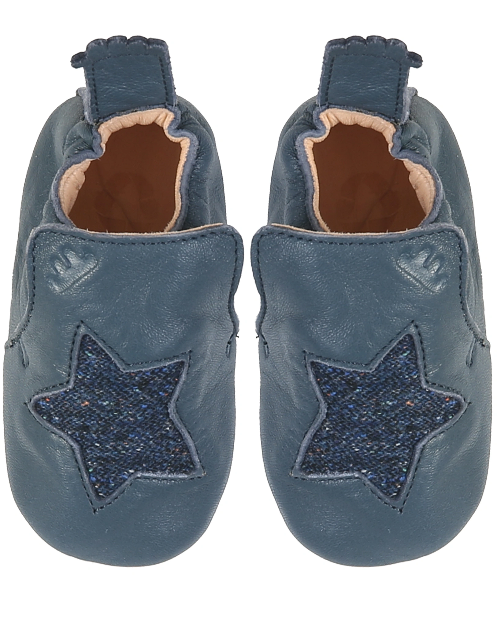 Krabbelschuhe MY BLUBLU ETOILE - STAR in denim