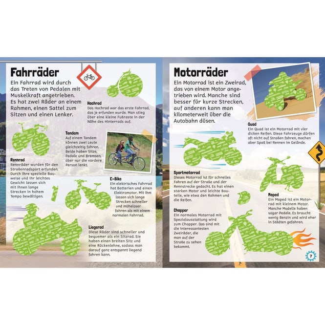 Stickerlexikon - Fahrzeuge - Mit über 600 Stickern
