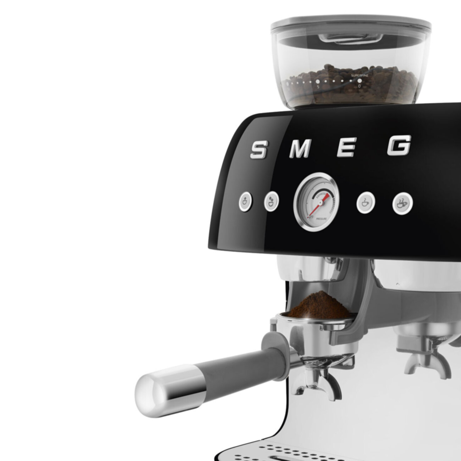 Smeg Espressomaschine EGF03RDEU Rot