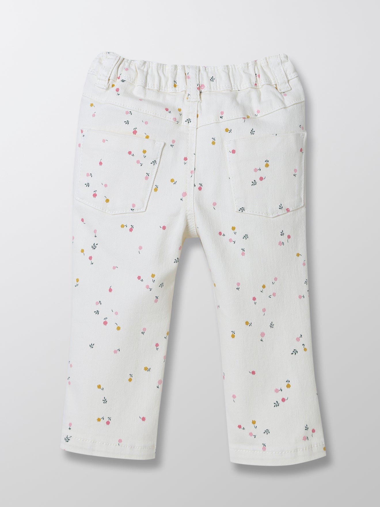 Pantalon denim imprimé bébé