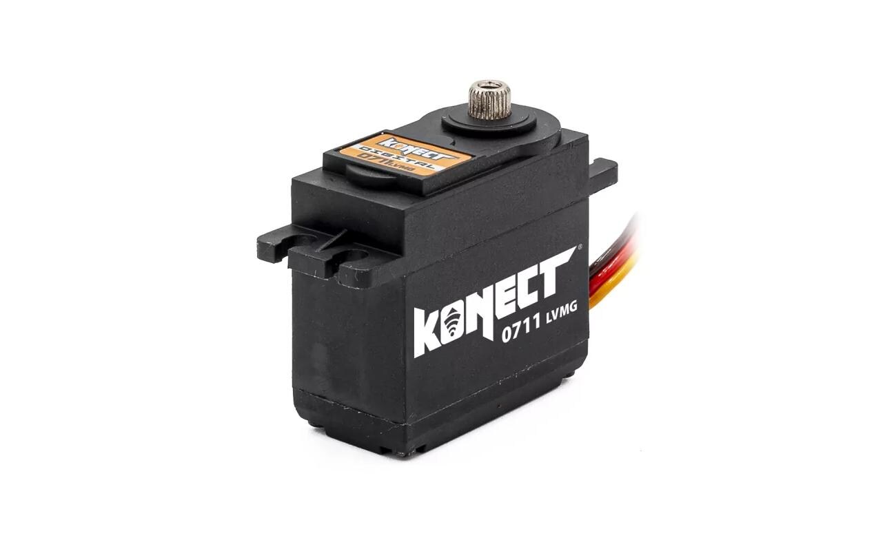 Standard Servo 0711LVMG 7.5 kg, 0.11 s, DigitalDigitales Standard-Servo mit Metallgetriebe