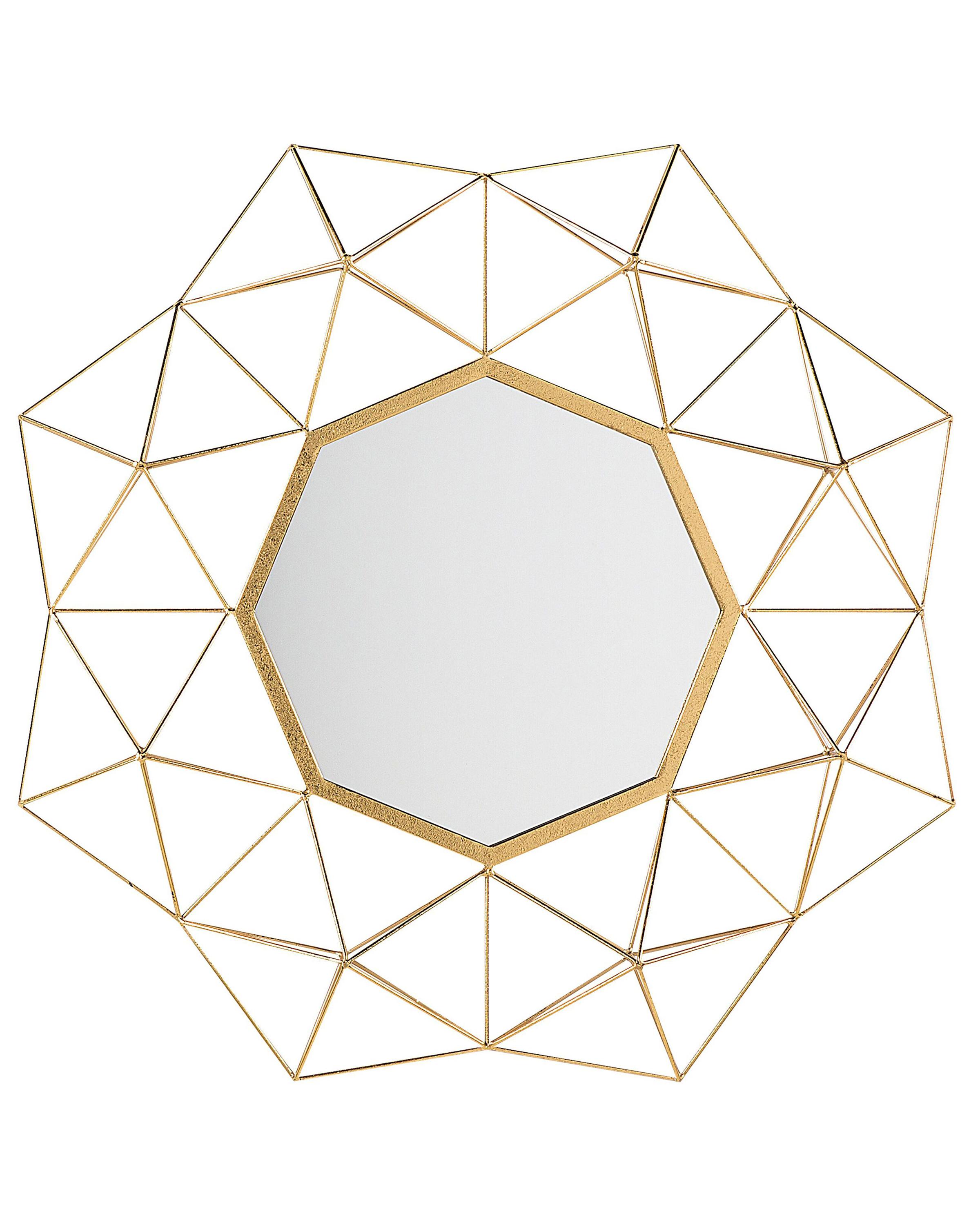 Wandspiegel GAILLAC 80 cm 80 cm Metaal Goud