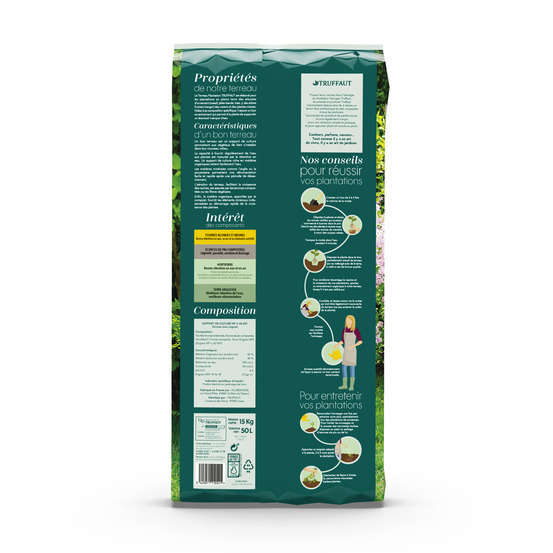 Terreau pour plantation en pleine terre - sac de 50 litres