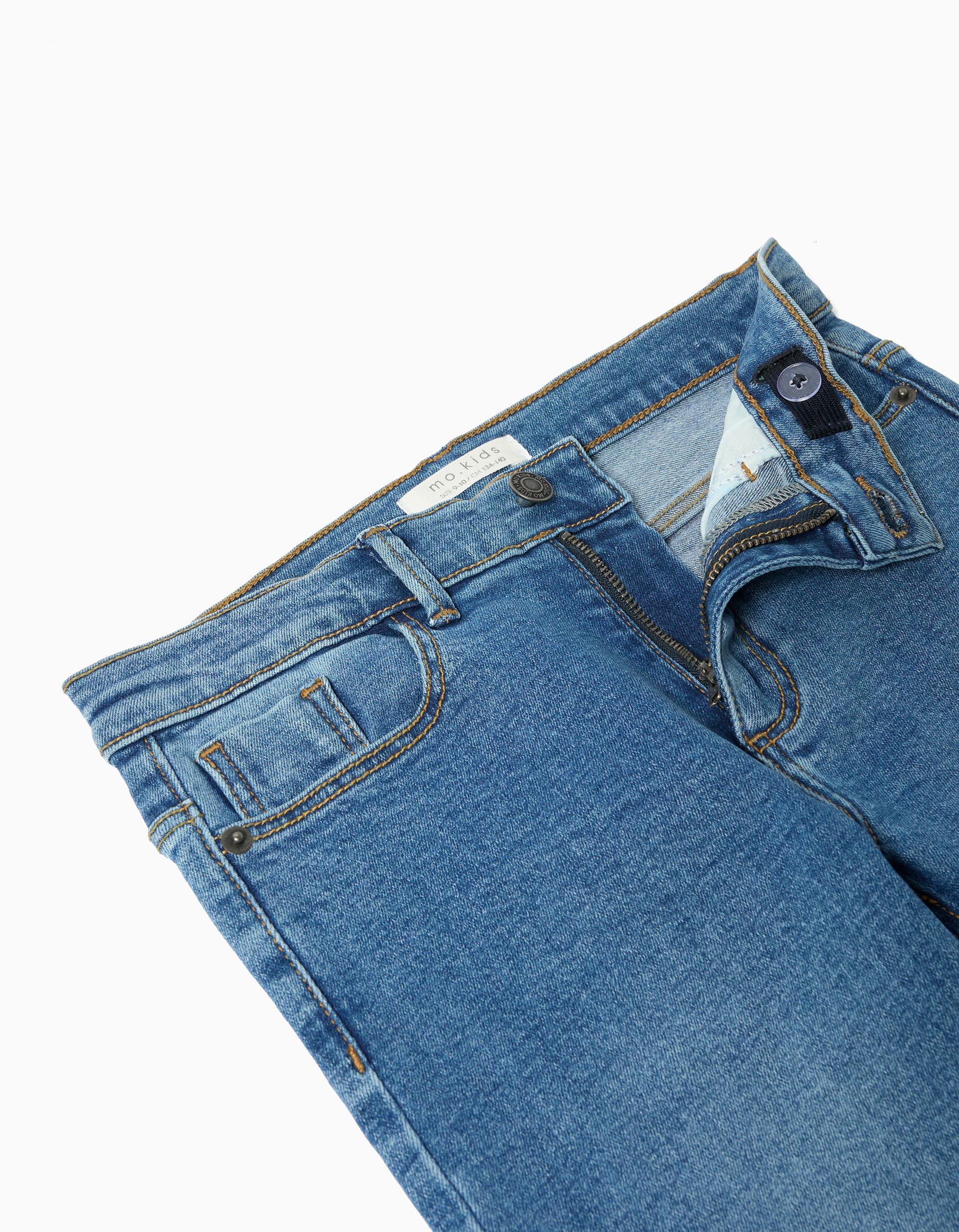 Calças de Ganga 'Slim fit', Menino, Azul Claro