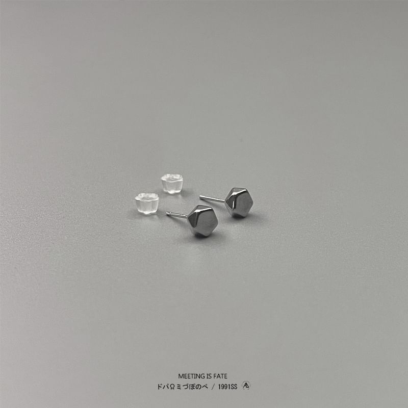 Elnge - Geometrische legering oorknop