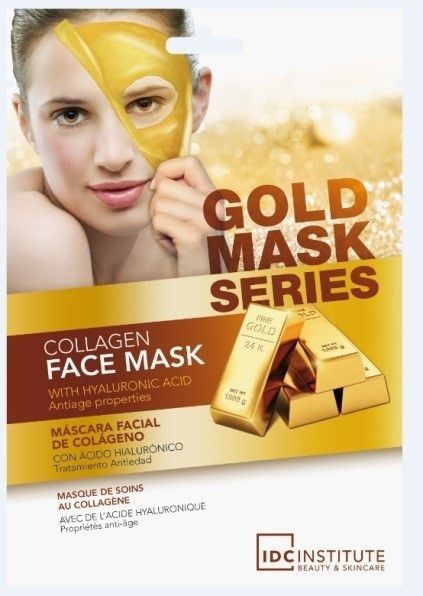 Gold Mascarilla Facial con Colágeno Cremas antiarrugas y antiedad