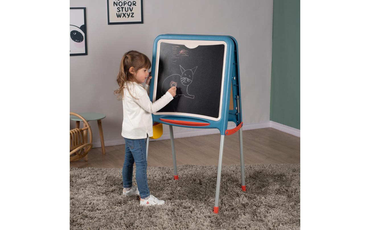 Smoby dubbelzijdig metalen bord met accessoires