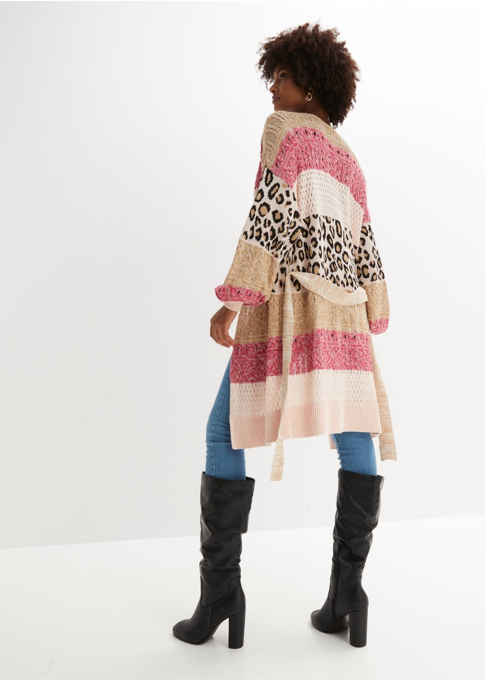 Gilet en maille oversized