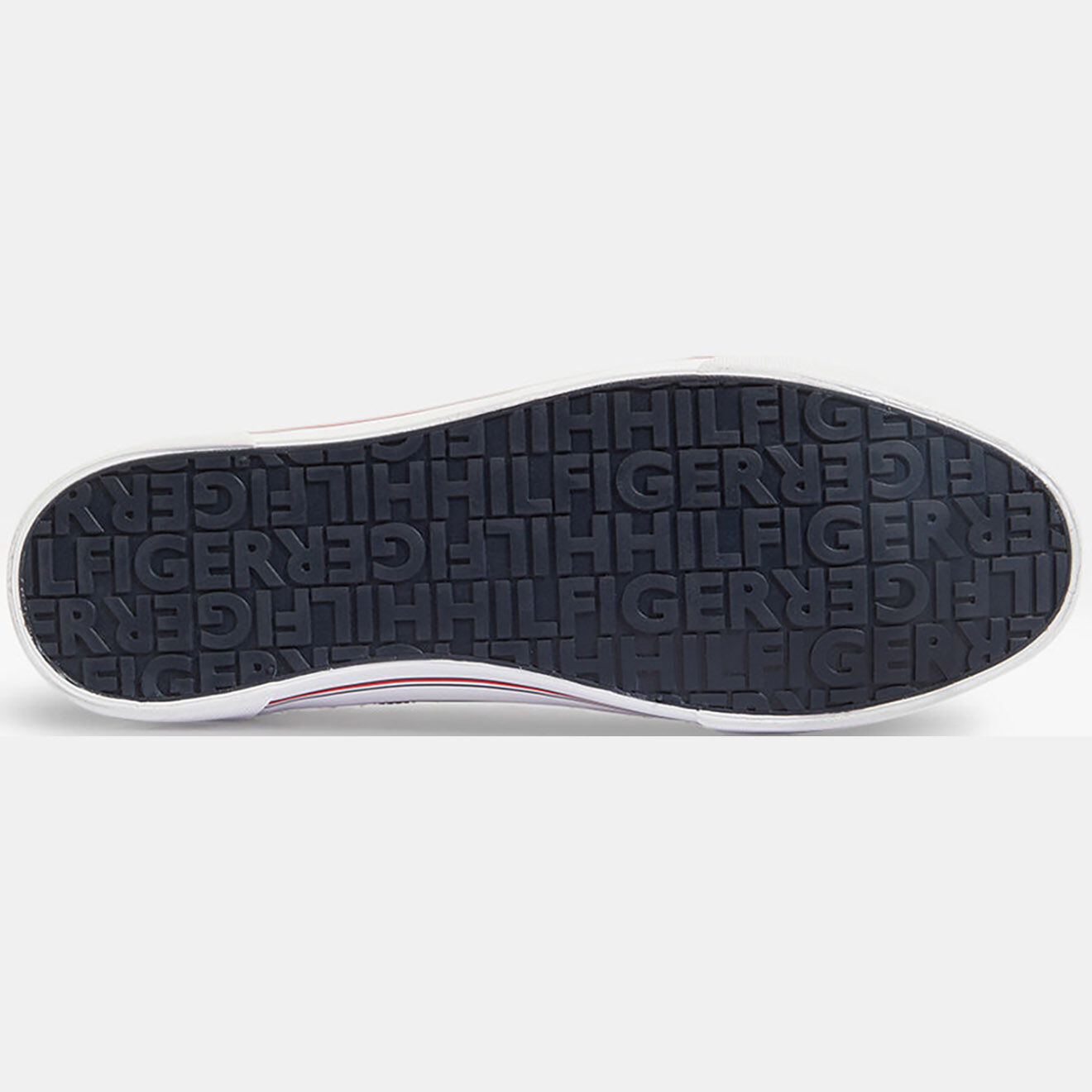 Tommy Hilfiger Baskets en Cuir Corporate bleu marine