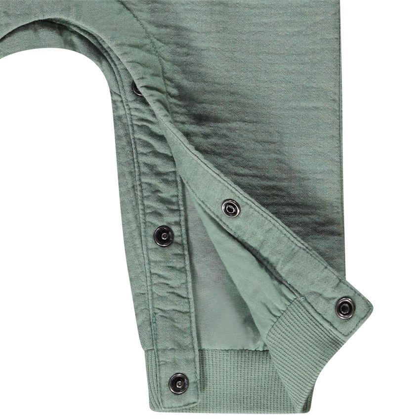 Ensemble 2 pièces à salopette pour bébé garçon - Ecru