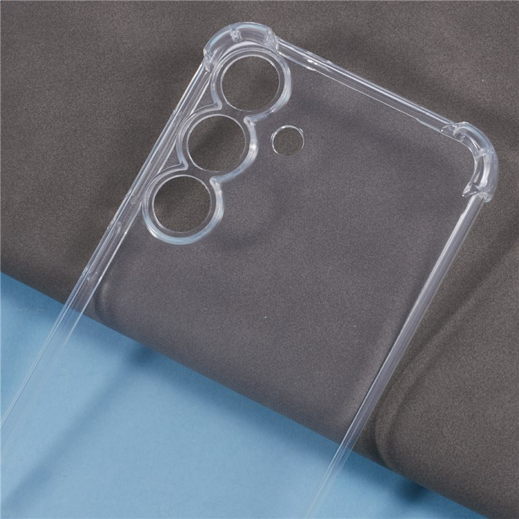 Samsung Galaxy S25 Gummi Hülle Air Cushion Fallschutz   Kameraschutz - Transparent