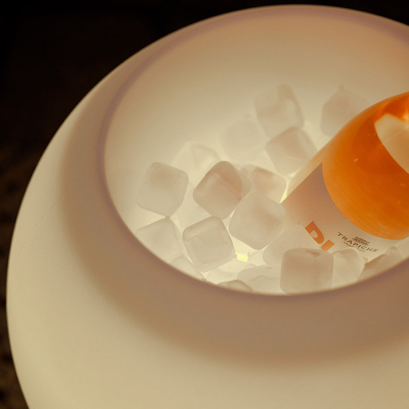 Kooduu Glaçons réutilisables pour enceinte lumineuse transparents