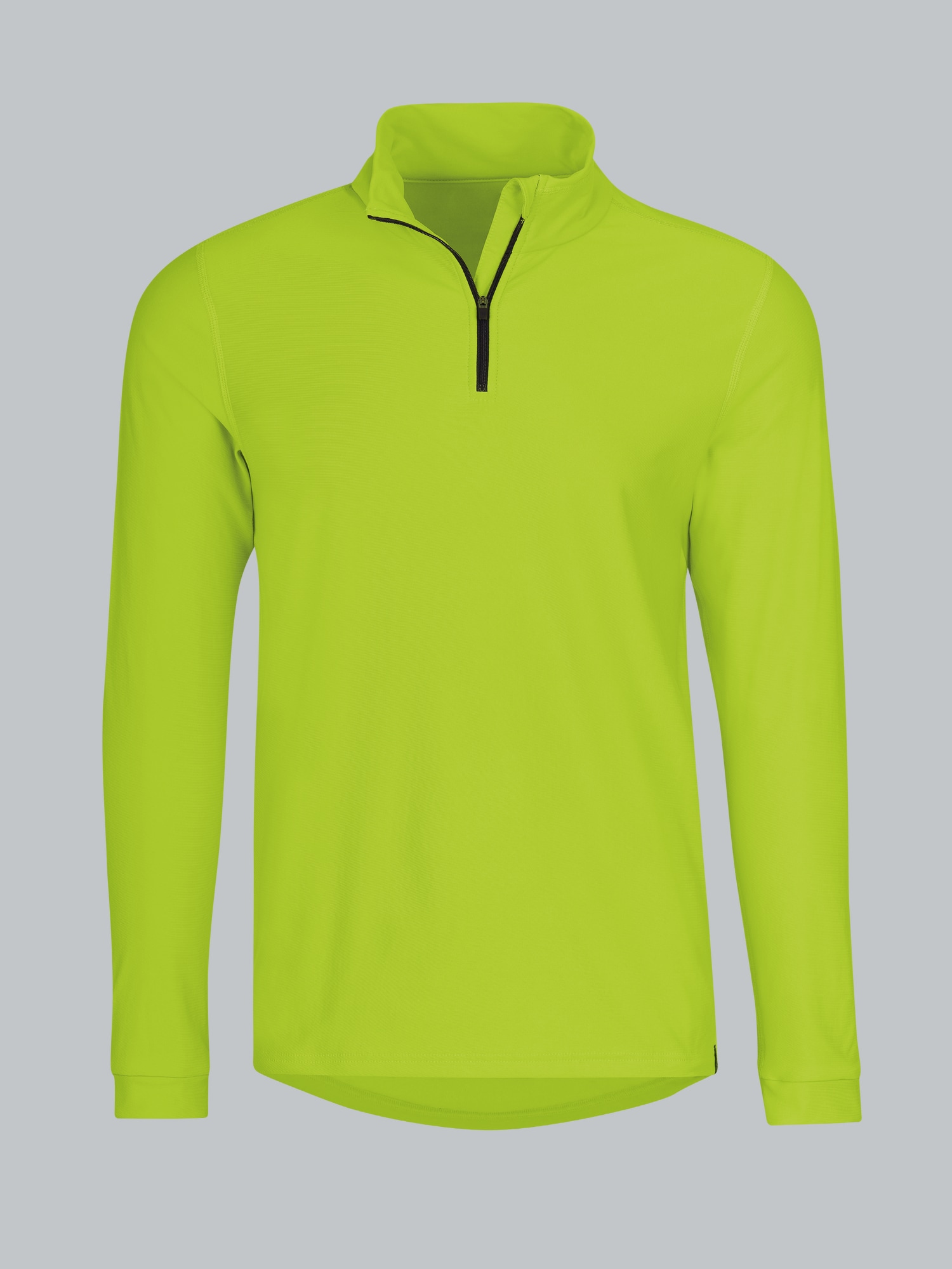 Langärmeliges Sportshirt mit Reißverschluss Lemon