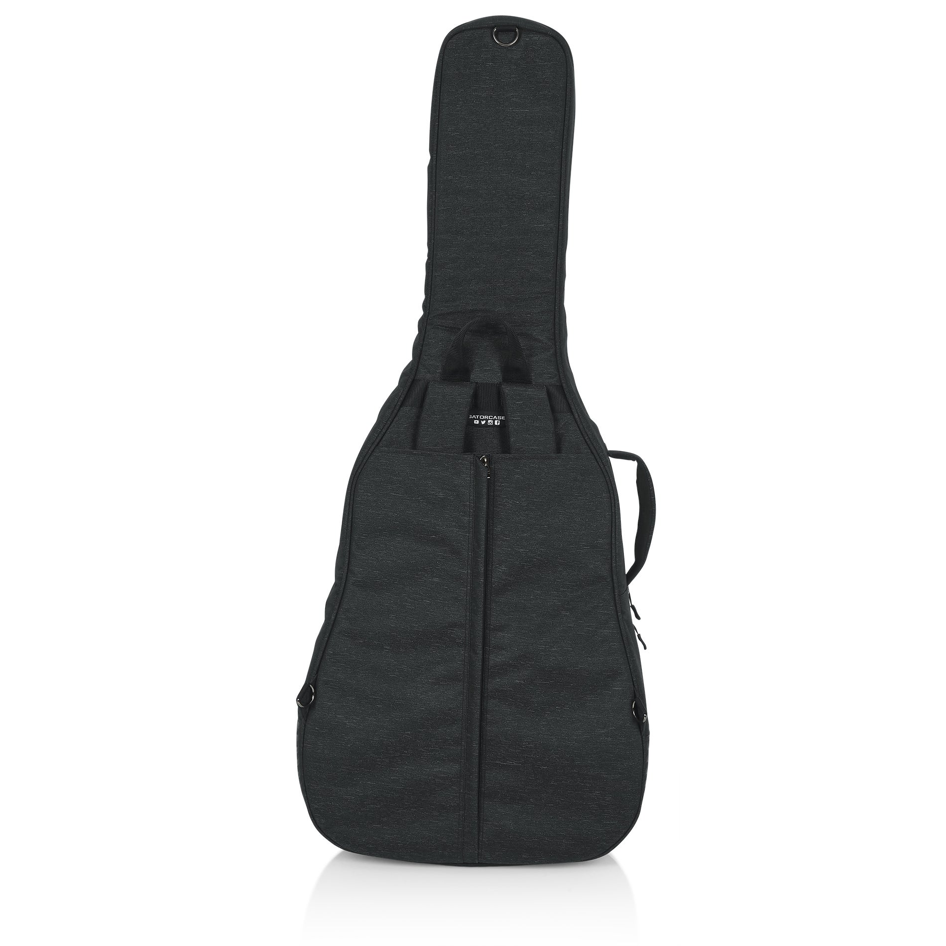 Gator Cases GT-JUMBO-BLK Black Transit Bag For Jumbo Acoustics gitaren