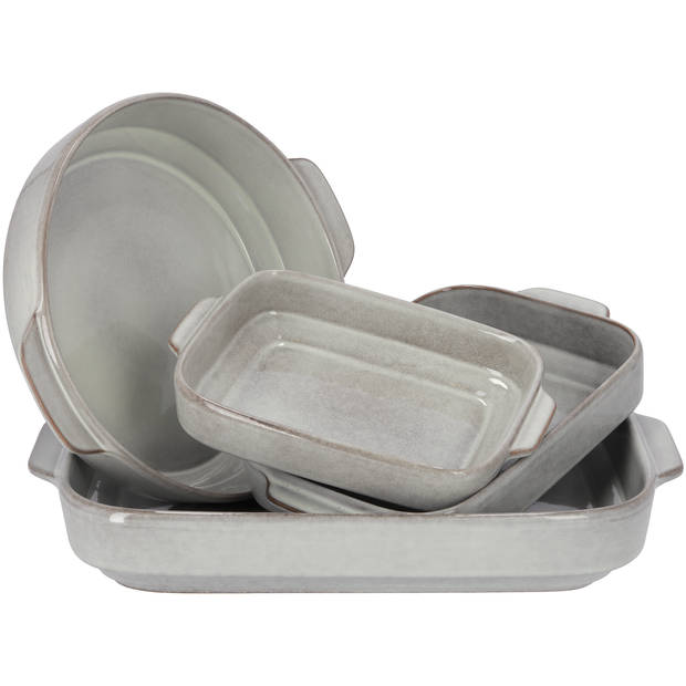 Blokker Ovenschaal Saba - Ø 24,5x7 cm - Grijs