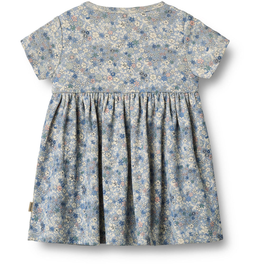 Køb Wheat Blue Summer Flowers Jersey Kjole S/S Nova