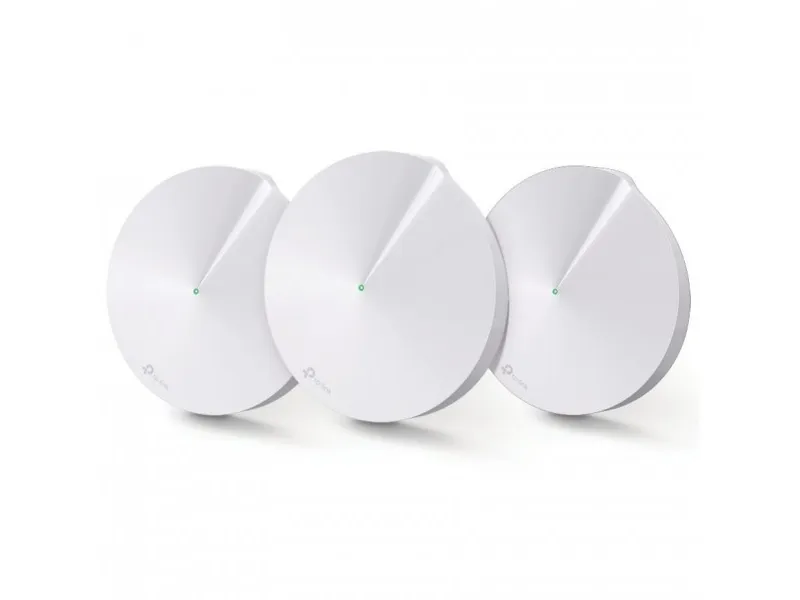 TP-Link DECO M5 - Wi-Fi-system - op til 4500 sq.ft - mesh 1GbE - Wi-Fi 5 - Dual Band (pakke med 3)