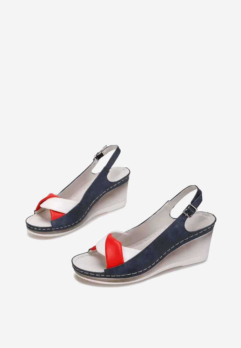 Sandales à plateforme bleus Chase