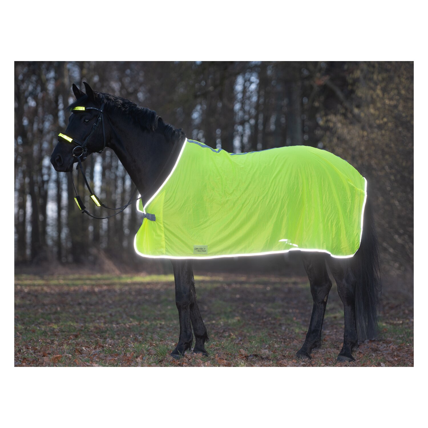 PROTECT by Horse-Friends Fliegendecke - neongelb