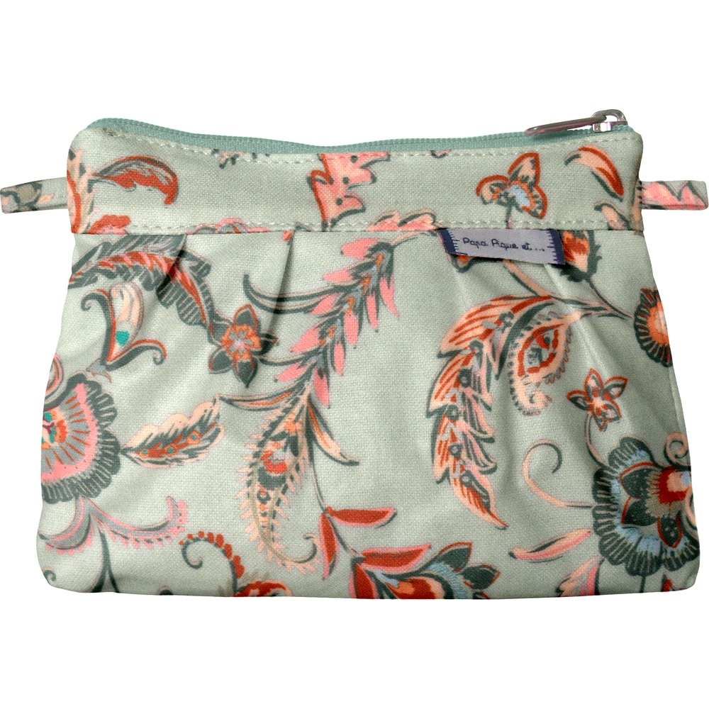 Mini Pochette Plissée Vert Bohème