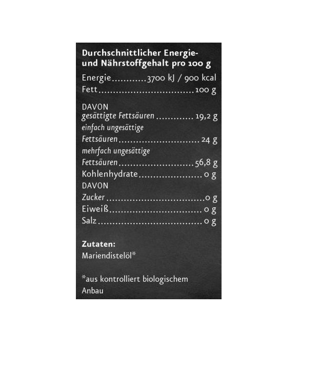 Ölmühle Solling Mariendistelöl