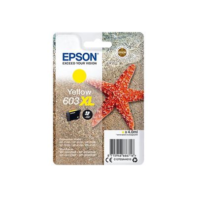 Epson 603XL Etoile de mer - jaune - cartouche d'encre originale