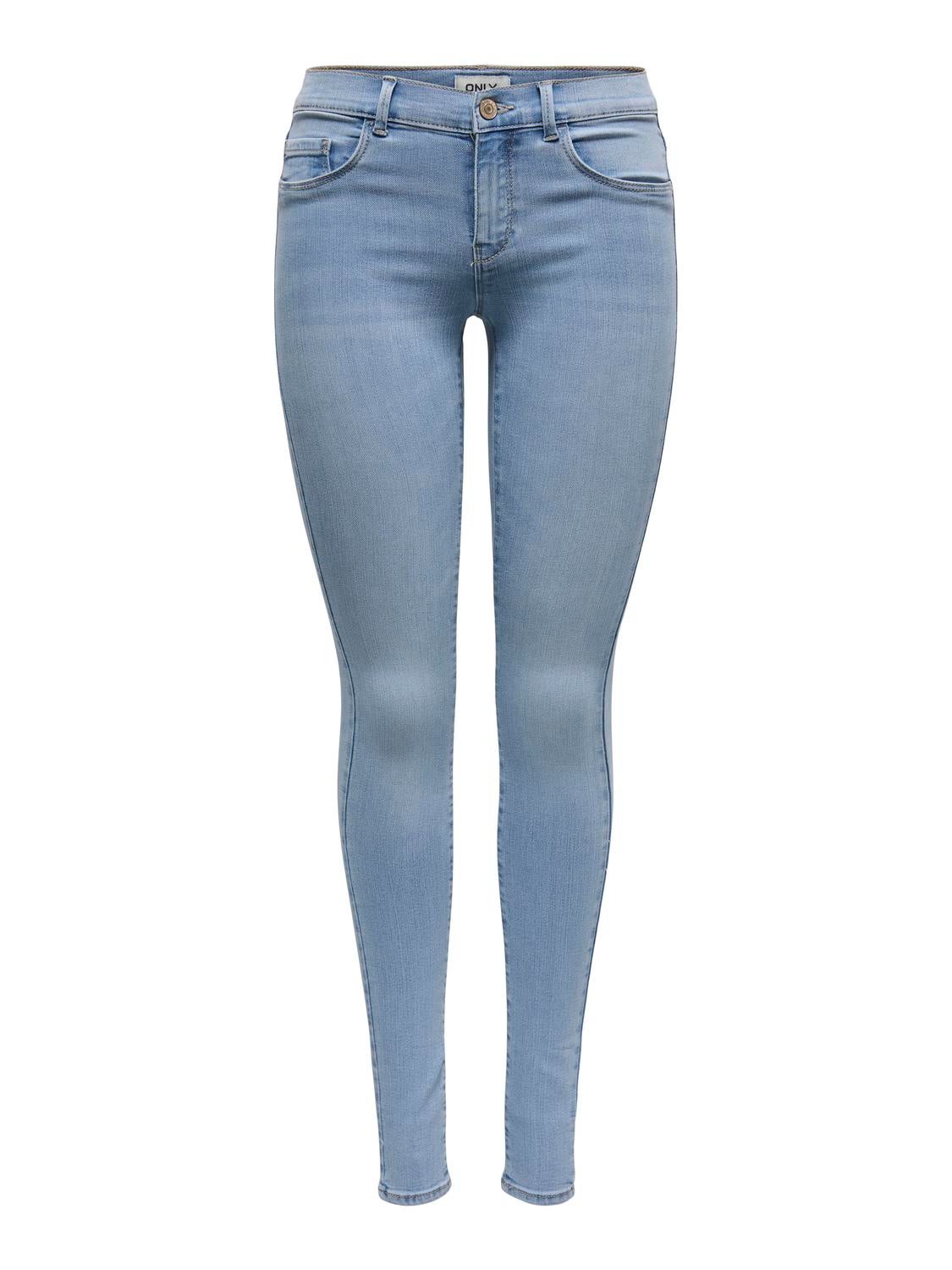 ONLRAIN Mittlere Taille Skinny Fit Jeans Light Blue Denim