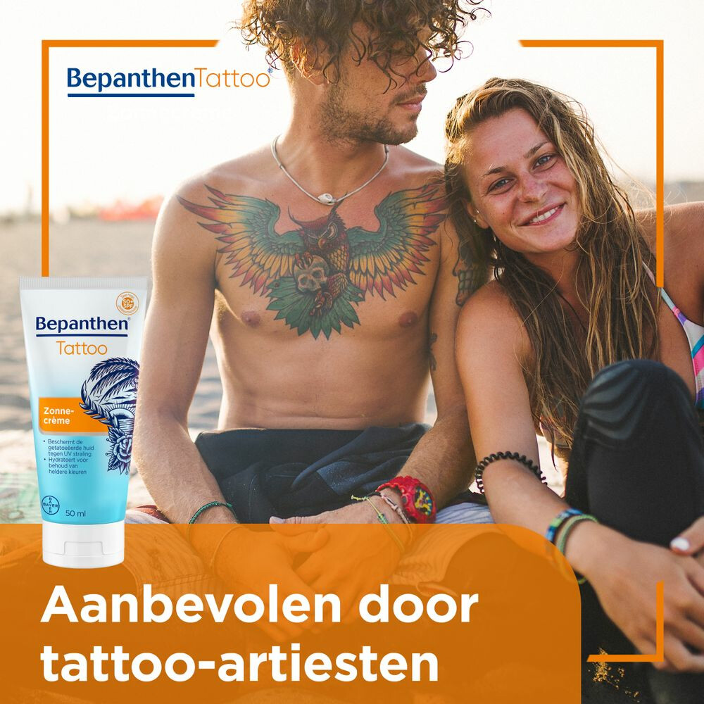 2x Bepanthen Tattoo Zonnecrème50 ml