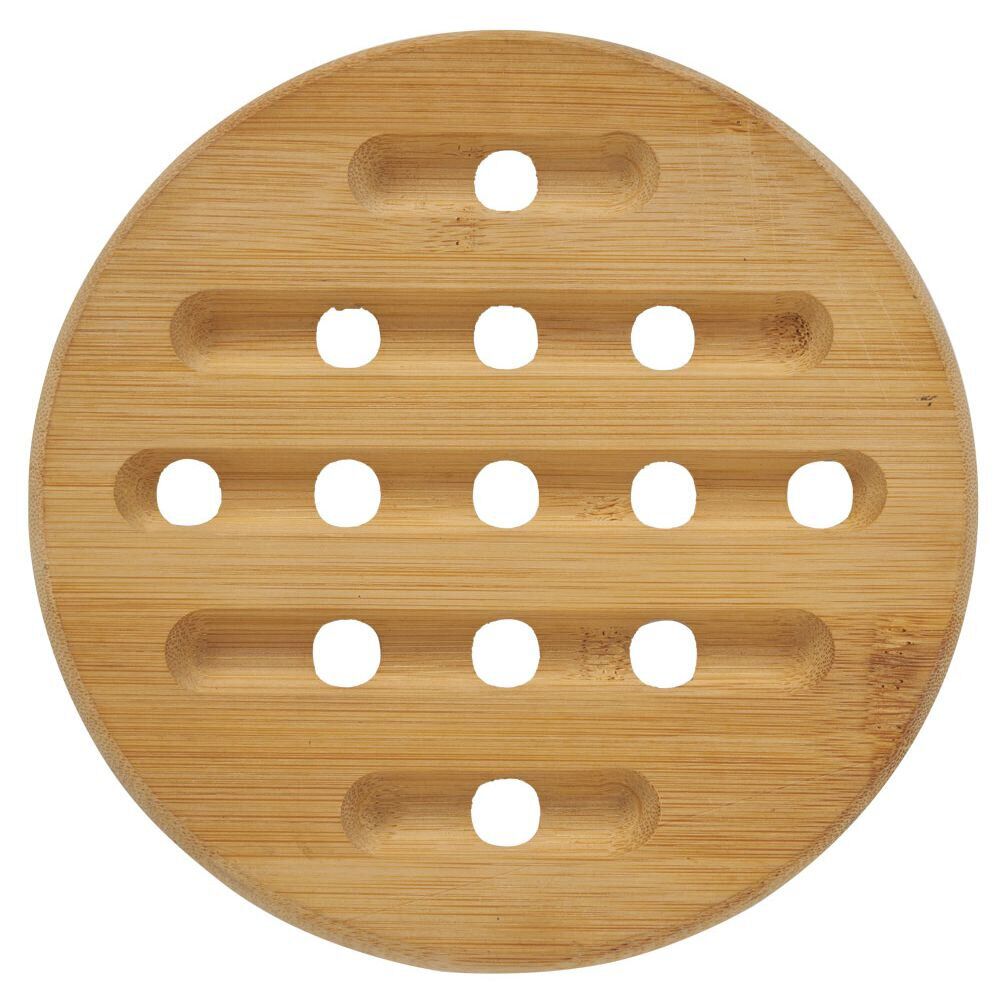 Dessous de plat en bambou ajouré Ø20cm
