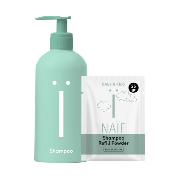 Naïf Pump Bottle   Shampoo Navulpoeder