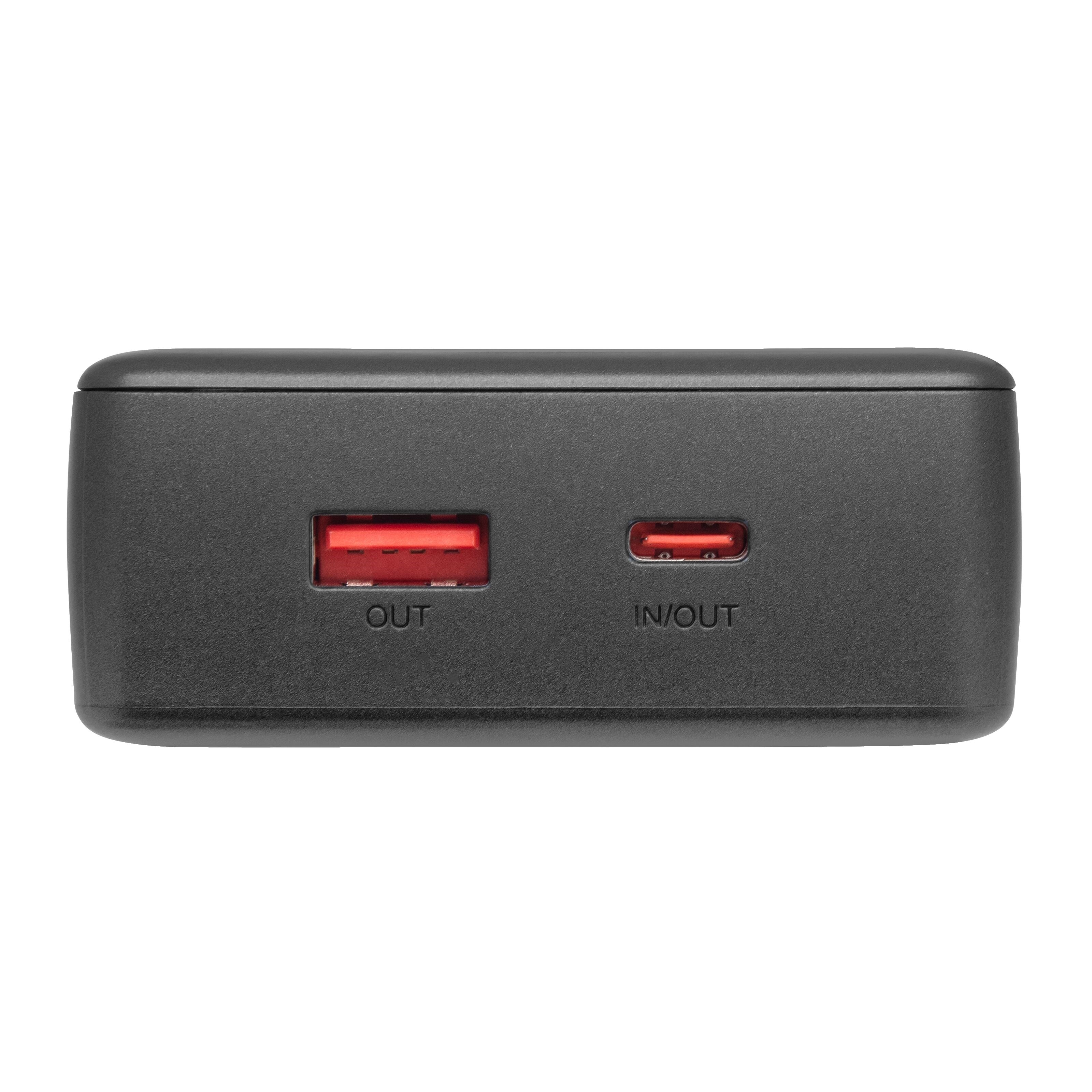 Linocell Powerbank 20000 mAh med 20W lading Svart