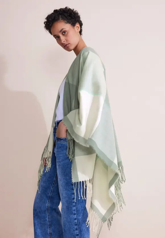 Karo Sommer Cape - dune green