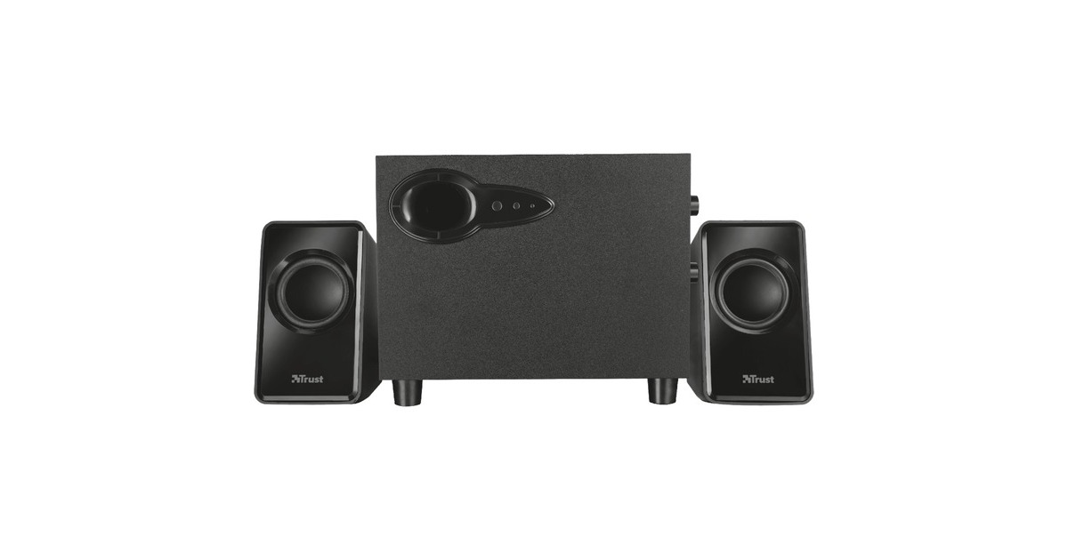 TrustAvora 2.1 Subwoofer Speaker set pc-luidspreker  (Zwart, 20442)