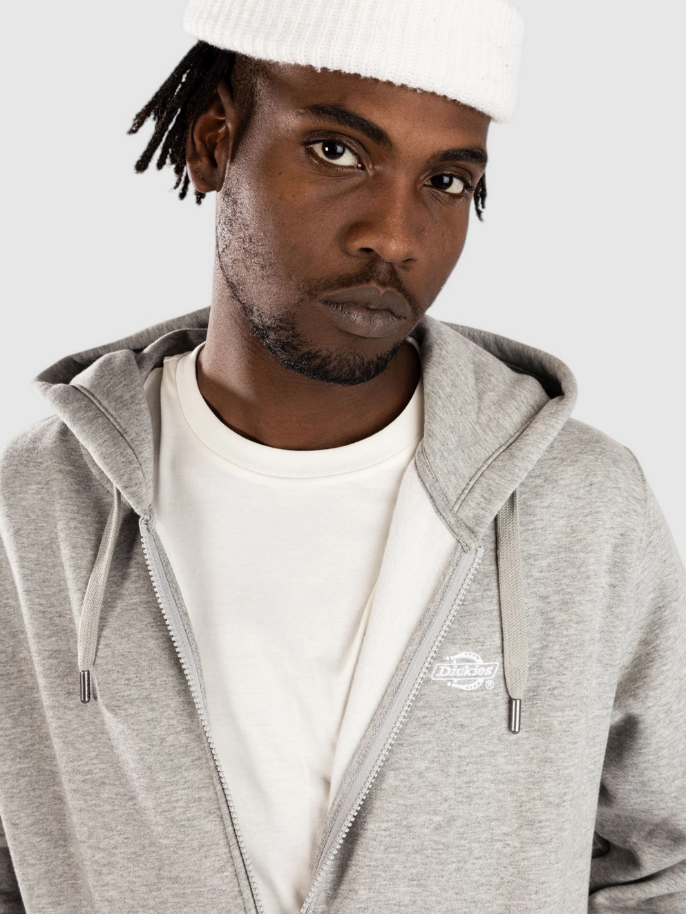 Dickies Summerdale Through Zip Hoodie grey melange